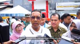Pj Gubernur DKI Tinjau Gerakan Pasar Murah