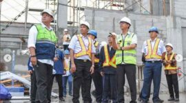 Pj Gubernur DKI Tinjau Pembangunan Sejumlah GOR