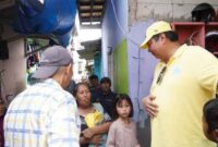 Blusukan ke Cengkareng, Airlangga Pastikan Warga Miskin Terima Bansos