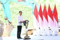 Presiden Jokowi Lakukan Peletakan Batu Pertama Kawasan Kantor OIKN