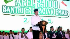 Presiden Jokowi Ajak Santri Berkontribusi bagi Kemajuan Negara