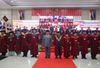 Menhan Prabowo Hadiri Acara Wisuda Unhan RI