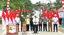 Presiden Resmikan Pelaksanaan Inpres Jalan Daerah di Kalimantan Timur