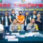 Kapolres Metro Jakarta Barat, Kombes Pol M Syahduddi dalam konferensi persnya (foto/ist)