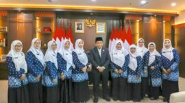Ketua DPRD DKI Jakarta Khoirudin usai menerima delegasi Himpaudi DKI Jakarta. (DDJP/rei)