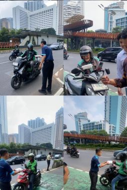 BRI Sudirman 1 Perkuat Kepedulian Sosial, Ratusan Paket Makanan Dibagikan kepada Pengemudi Ojol